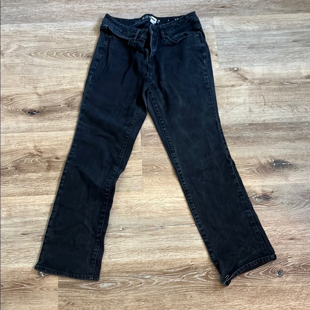 Sonoma Black Flare Wide Leg Jeans